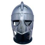 Medieval Viking Style Helmet with Face Guard & Chainmail