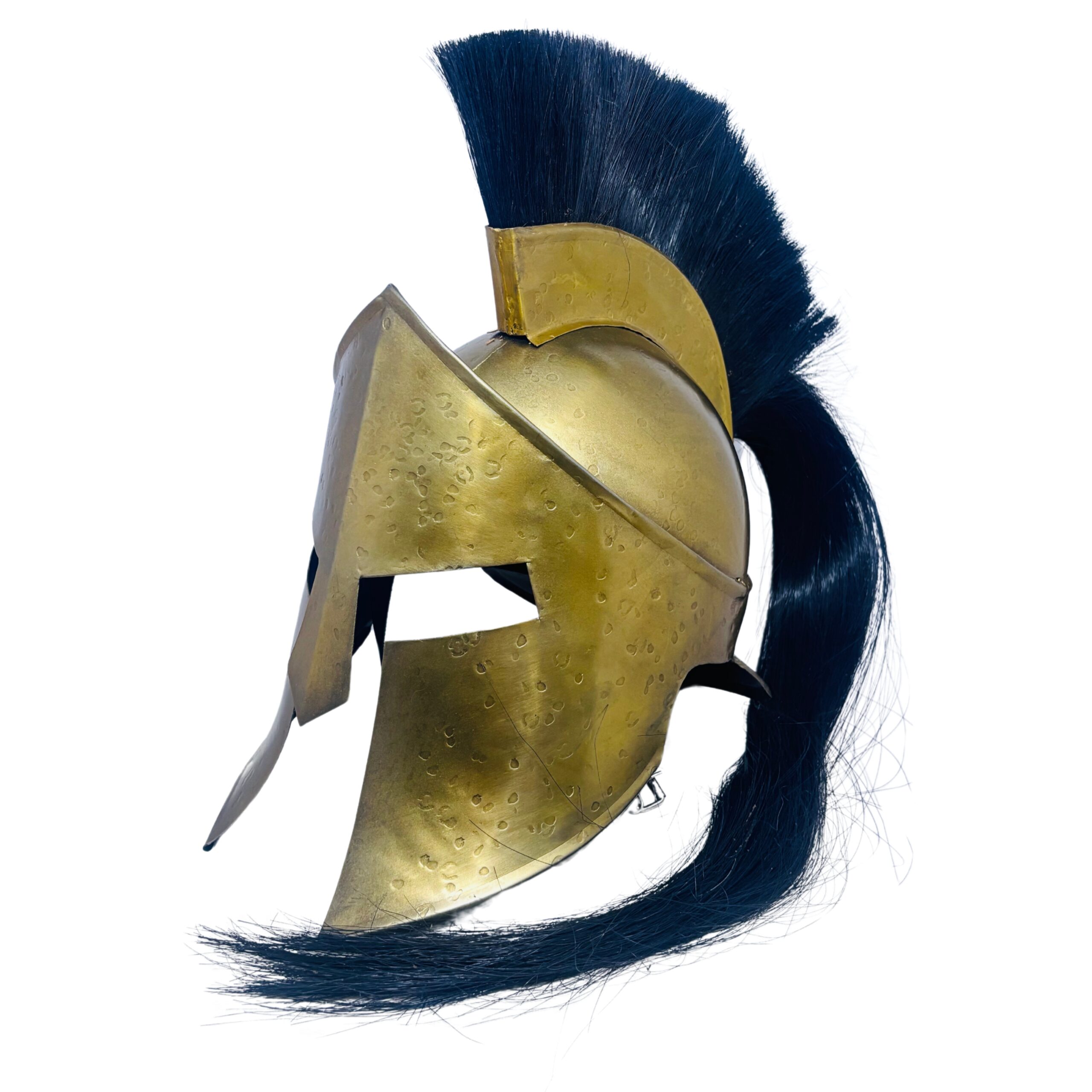 Ancient Spartan Greek Helmet with Crest